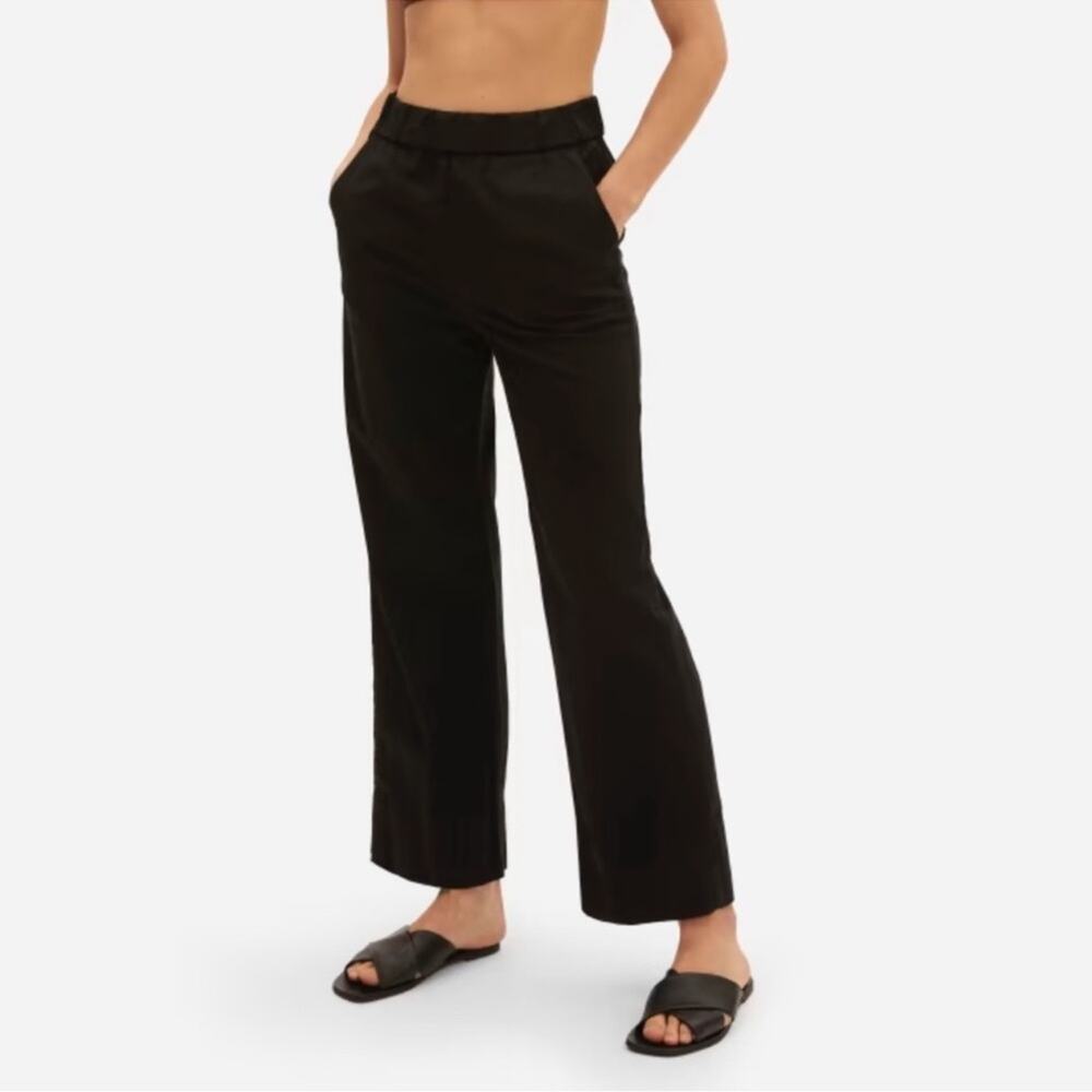 Everlane Black Straight Leg Pants